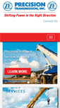 Mobile Screenshot of precisiontrans.com
