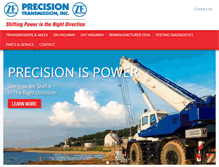 Tablet Screenshot of precisiontrans.com